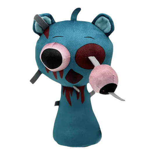 Sky Blue Mutant Sprunki Plush (Horror)